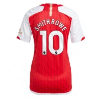 Camisa de Futebol Arsenal Emile Smith Rowe #10 Equipamento Principal Mulheres 2023-24 Manga Curta